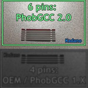 Phob 2.0 / 1.X GCC C-stick ribbon cables 6-pin (Phob 2.0)