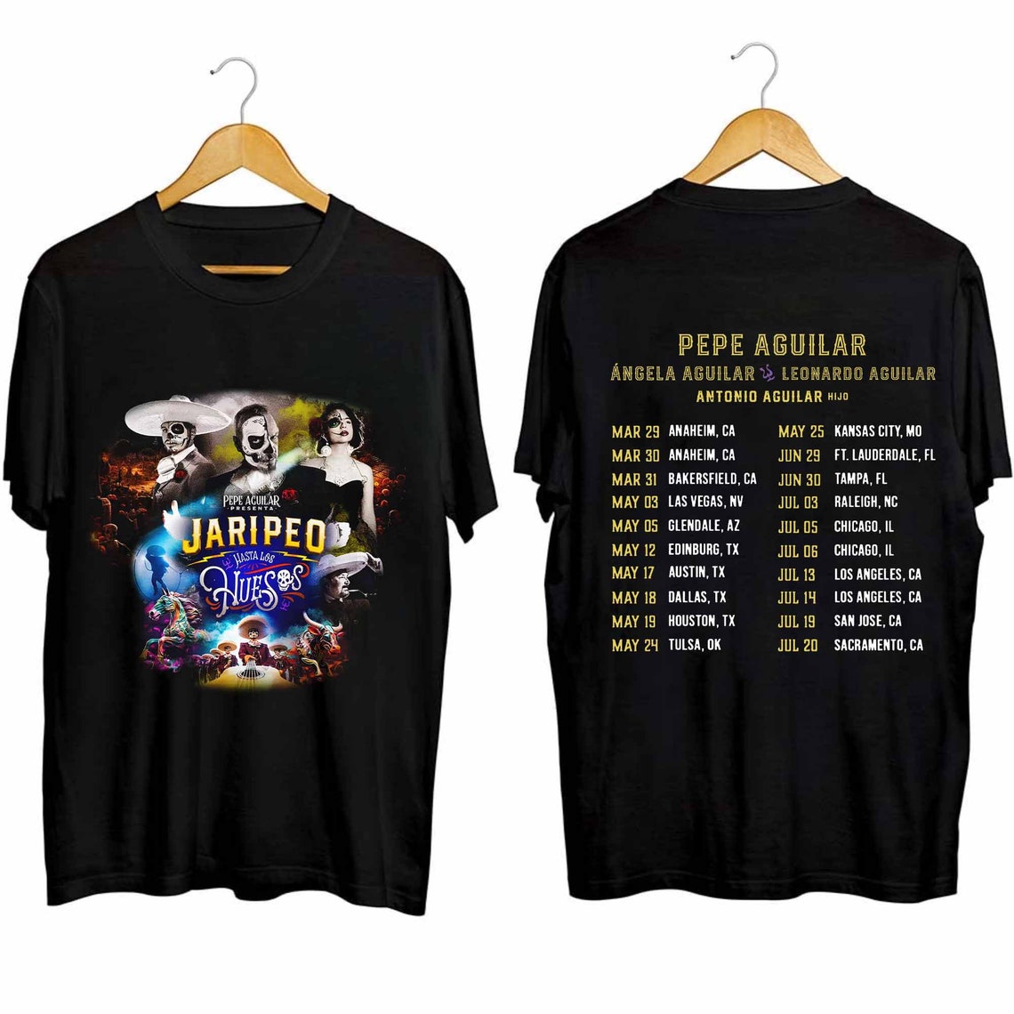 Pepe Aguilar Jaripeo Hasta Los Huesos Tour 2024 Shirt, Pepe Aguilar Fan