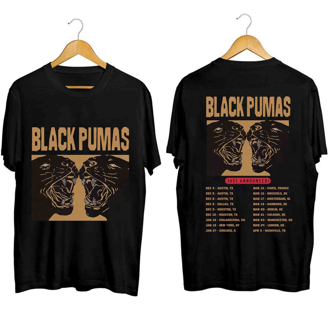 Black Pumas 2023 2024 Tour Shirt Black Pumas Band Fan Shirt - Etsy