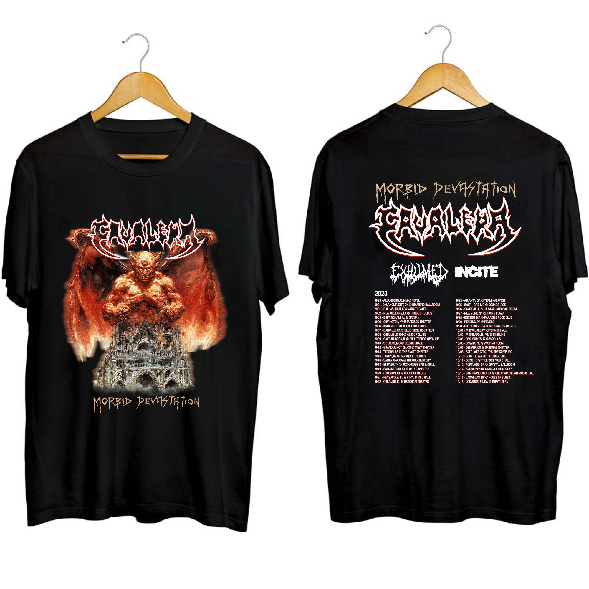 Cavalera Conspiracy Morbid Devastation Tour 2023 Shirt 