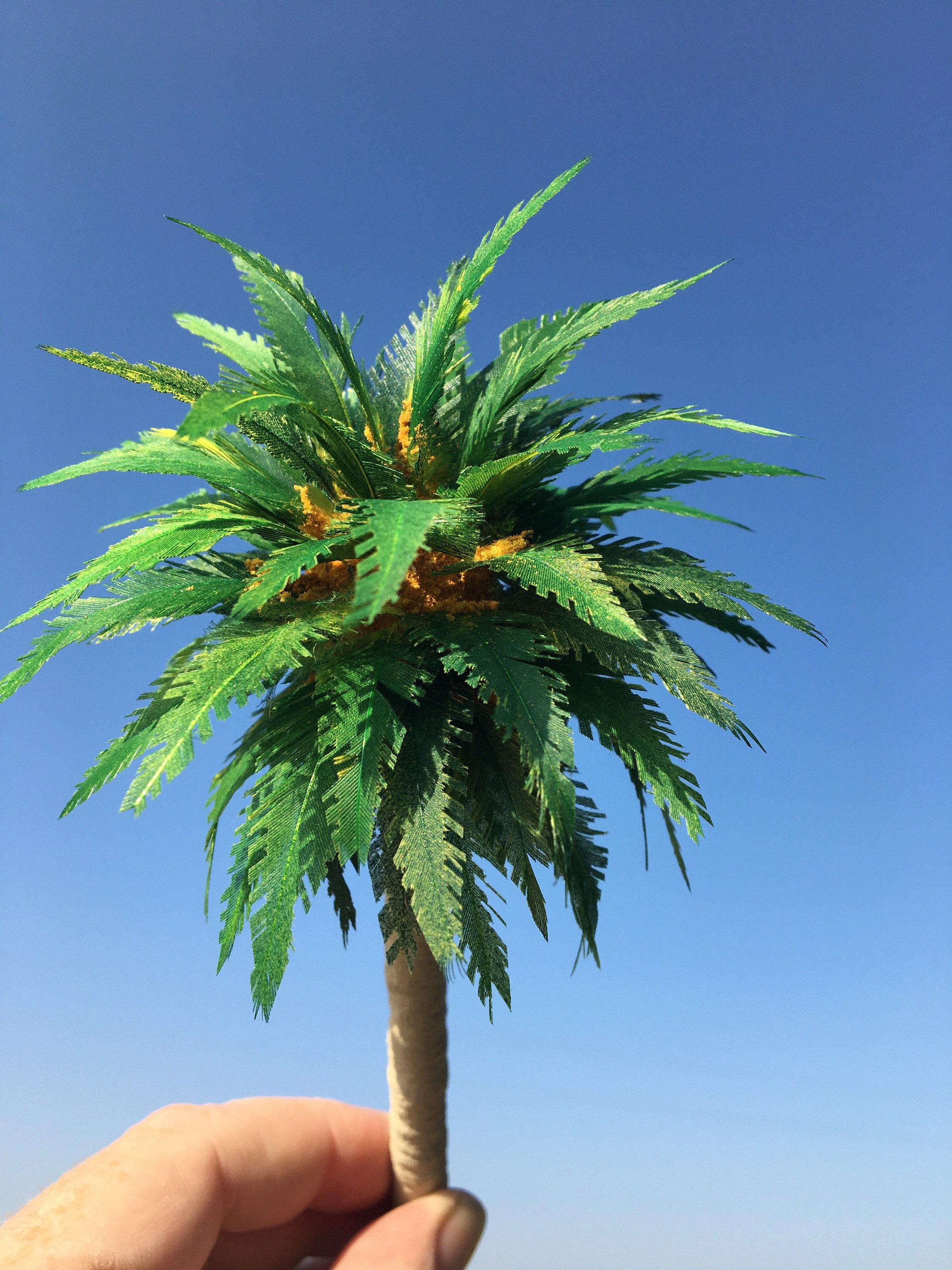 Model tree Jurassic jungle palm tree model 1:35 scale ADD-014 
