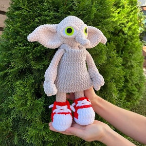 Dobby Home Elf Amigurumi Pattern PDF Crochet Toy Tutorial Handmade Doll Christmas Gift Halloween Decor