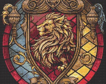 Cross Stitch Pattern Magic School, Wizard XStitch, Digital File PDF, Gift For Christmas, Halloween Decor