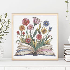 Wildflowers Cross Stitch Pattern PDF – Book With Flowers Embroidery ...