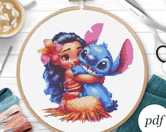 Kreuzstich Stickdatei Prinzessin, Kreuzstich Stickmuster, Prinzessin, Kreuzstich Stickdatei, Kreuzstich Stickdatei, Geschenk für Mädchen, Kinderzimmer Dekor