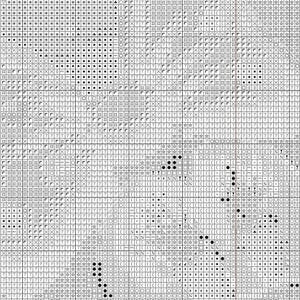 Cross Stitch Pattern Mouse Full Cover Art Winter Home Decor Wall Kids Room DIY Cute Cross Stitch Modern Baby Gift Design Digital File PDF