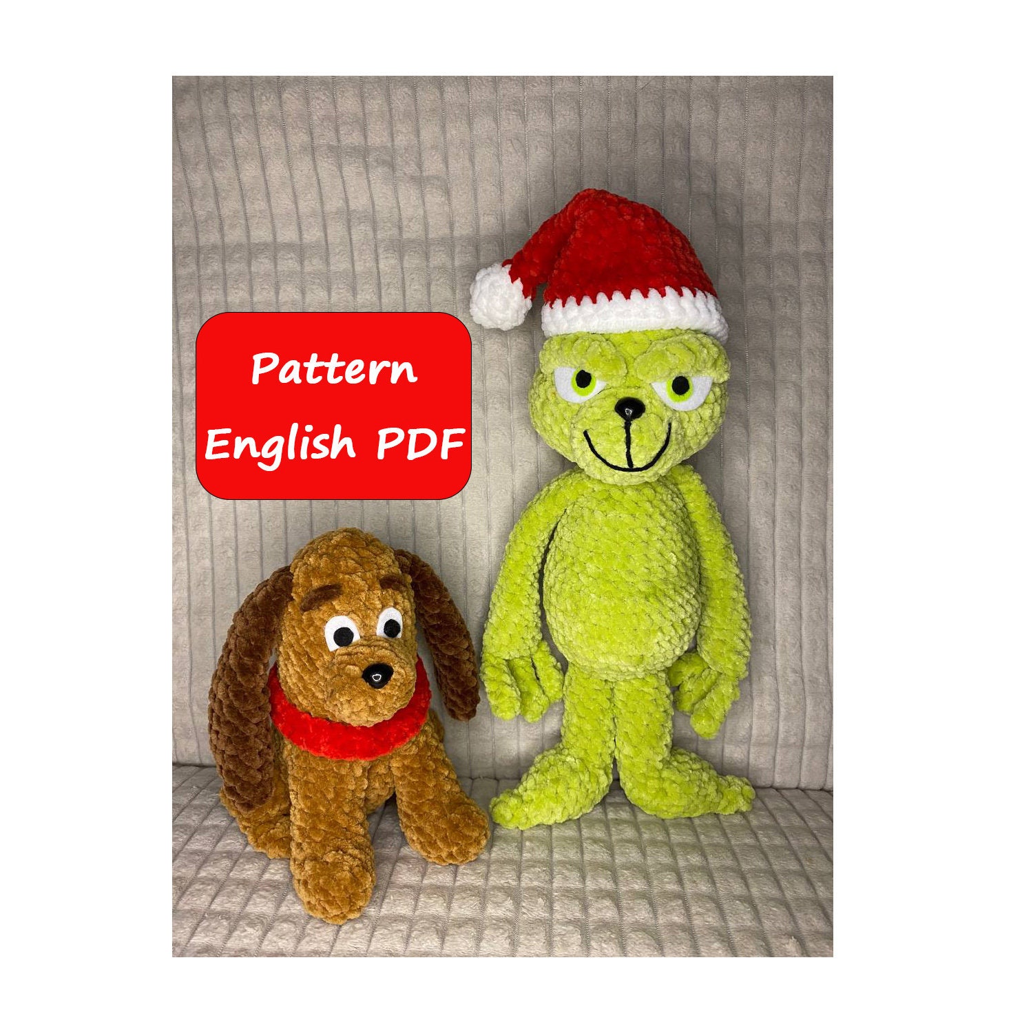 Grinch dog plush outlet