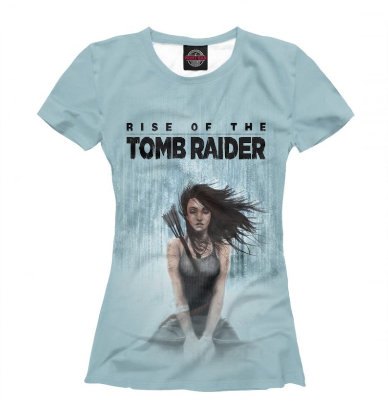 Rise of the Tomb Raider Art TShirt Lara Croft Tee Men�s