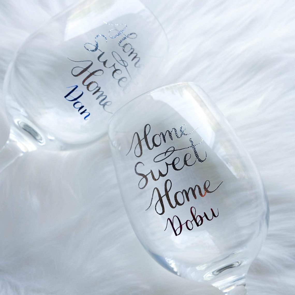 Wine glass custom wedding souvenir personalised bridesmaid Etsy