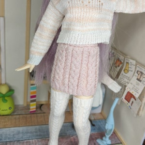 Wool Skirt for for 1/6 dolls