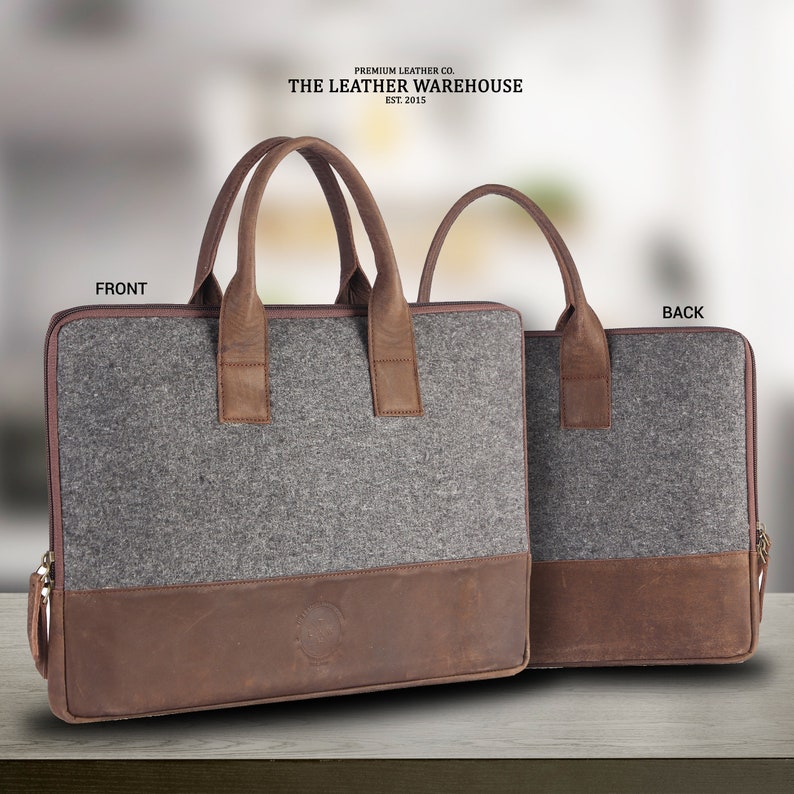 16 Inch Leather Laptop Sleeve Case for Macbook Pro 16 Dell Etsy