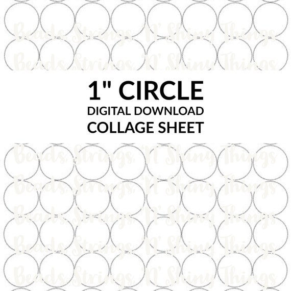 1 Inch Circle Sticker Template 1 Inch Circle Sticker Template