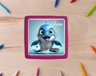 Personalized sticker for Toniebox, individual Toniebox foil, Toniebox sticker, Toniebox with name dolphin