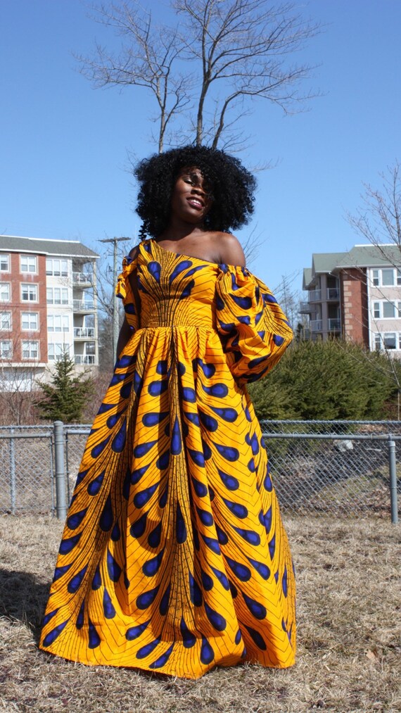 African dress with pockets deals
