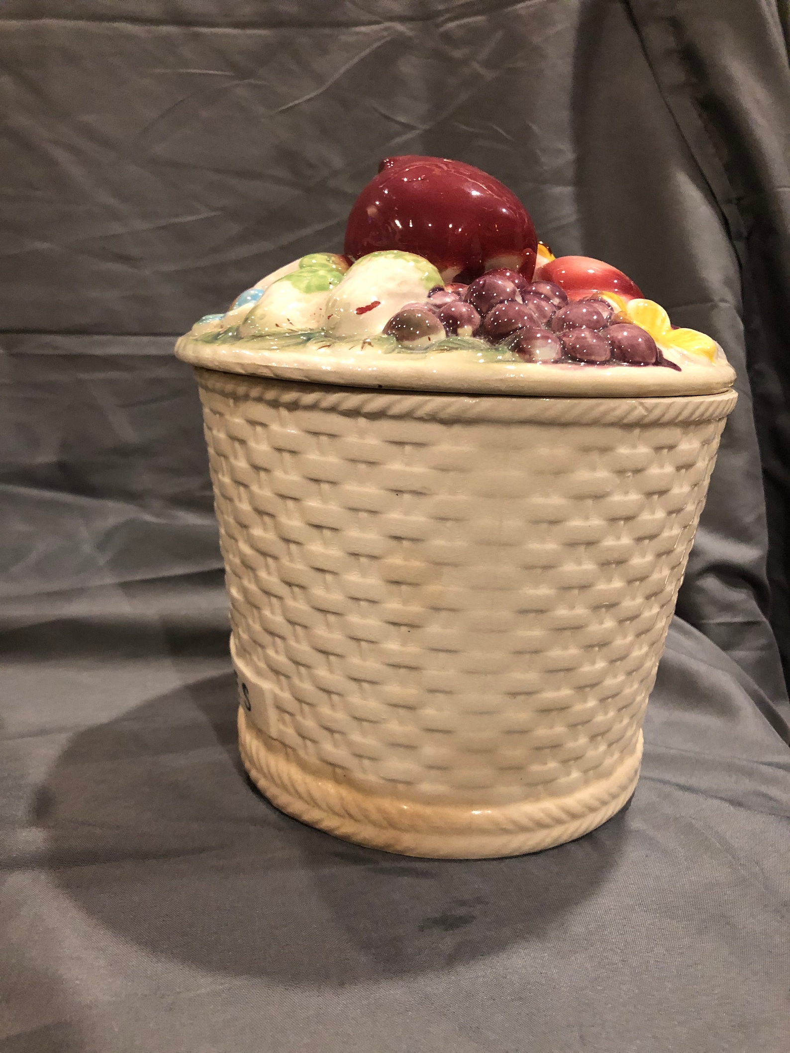 Fruit Basket Cookie Jar Etsy