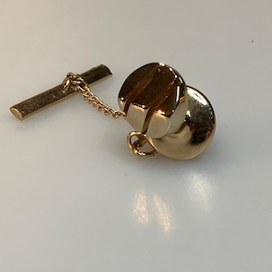 Gold Toned Tie Tack