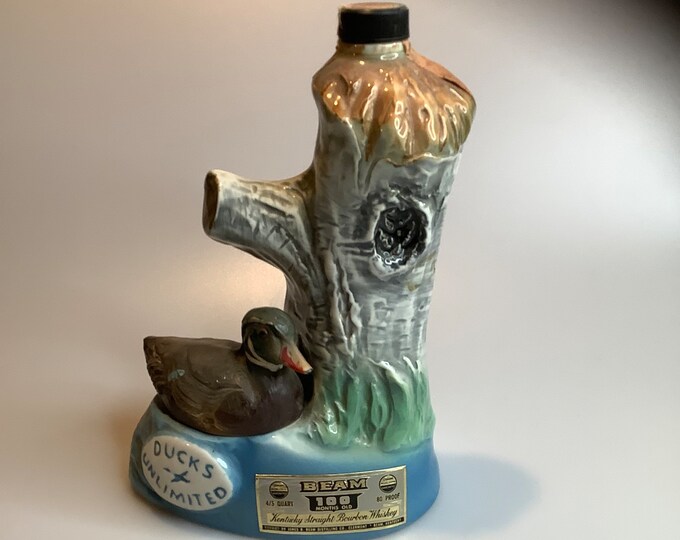 1975 Jim Beam Ducks Unlimited Decanter Etsy