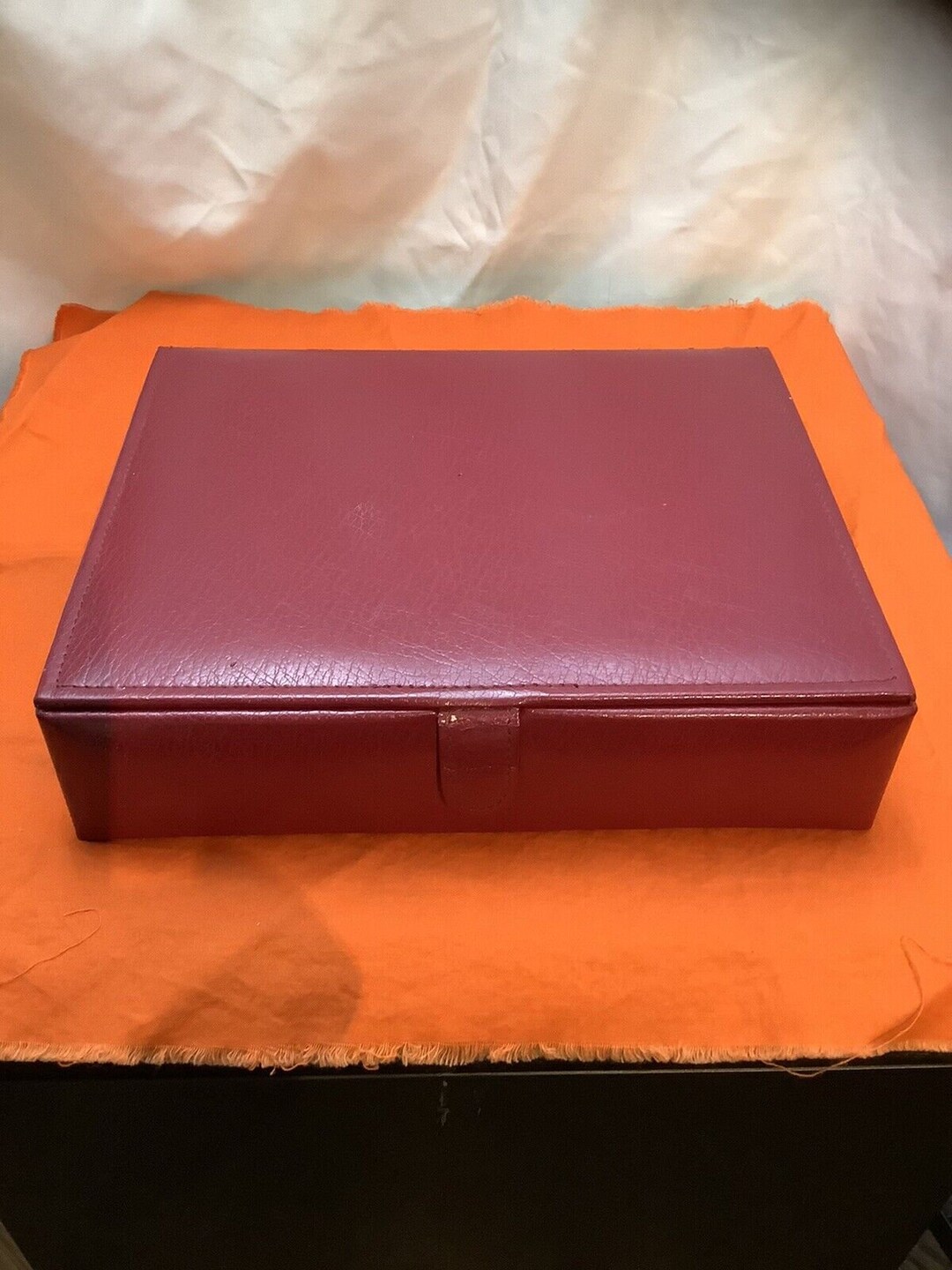 Vintage Red Jewelry Box Etsy