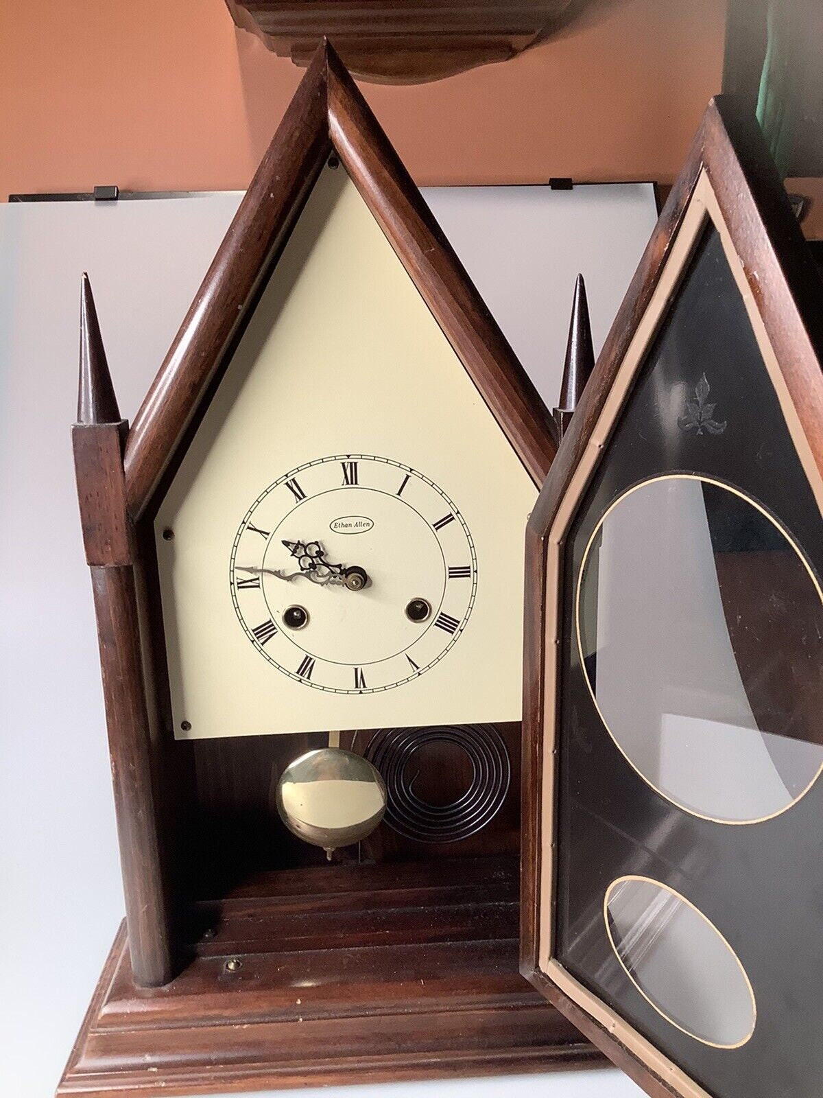 Vintage Ethan Allan Mantle Clock - Etsy