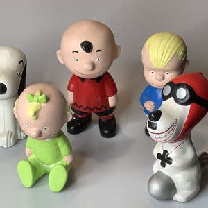 Vintage Peanuts Characters Figurines