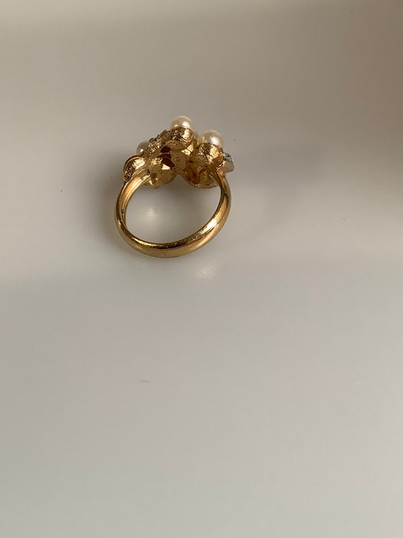 Avon Gold Toned Ring - image 6