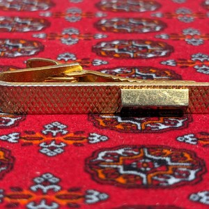 Vintage Gold Toned Pioneer Tie Bar