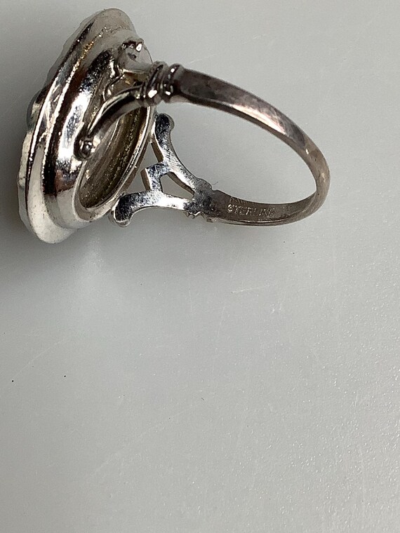 Sterling Silver Obsidian Ring - image 4