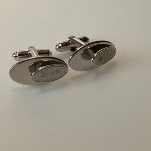 Vintage Silver Toned Cufflinks