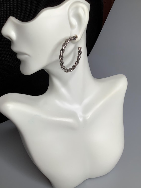 Sterling Hoop Earrings