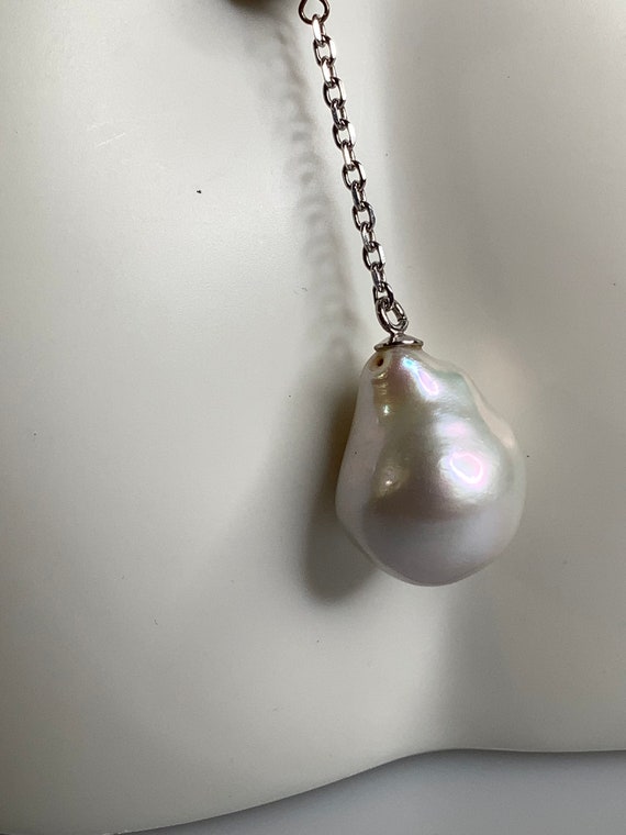 LUC Sterling Silver and Pearl Necklace - image 5