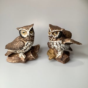 Homco Owl Set