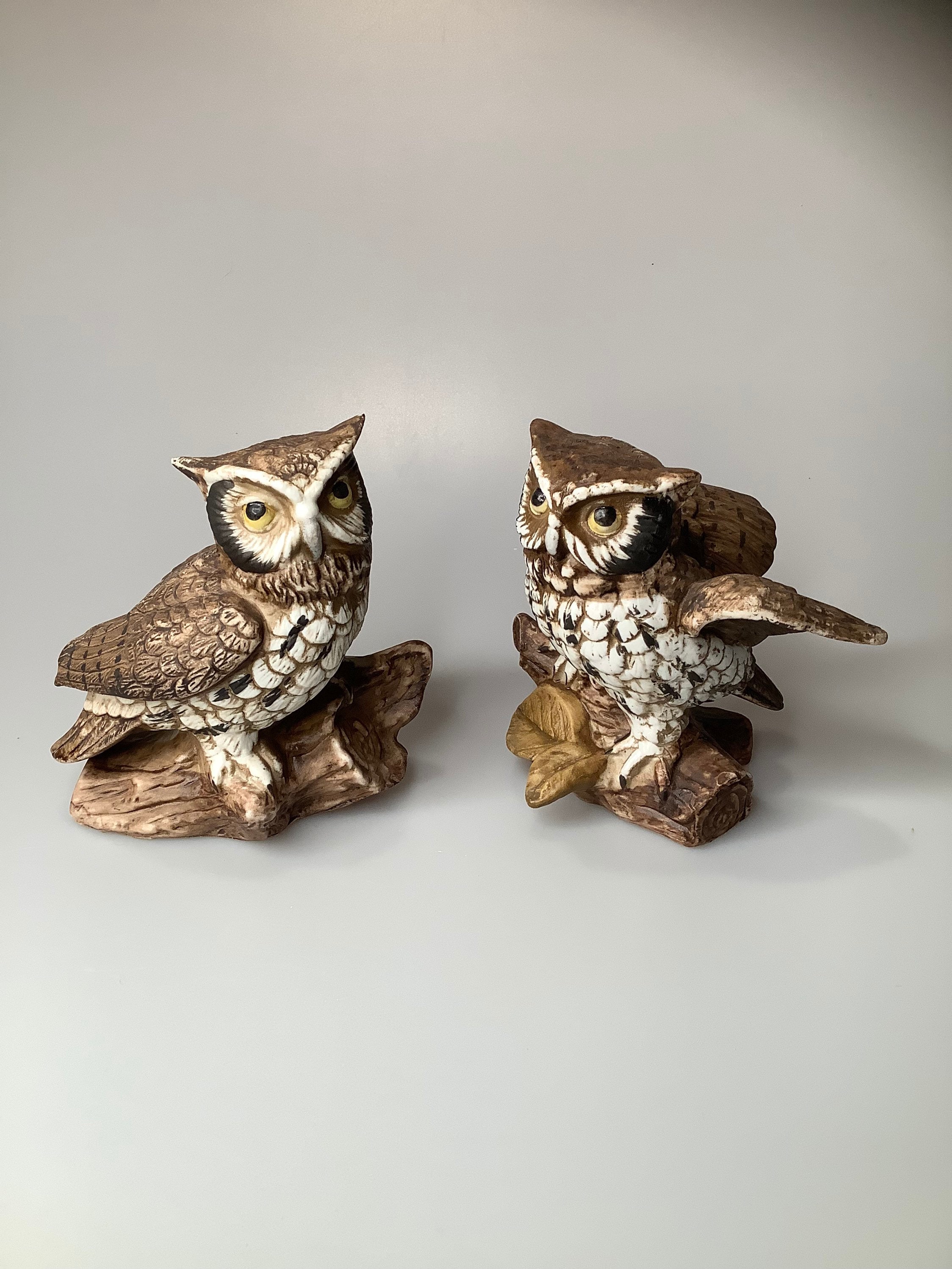 Homco Owl Set