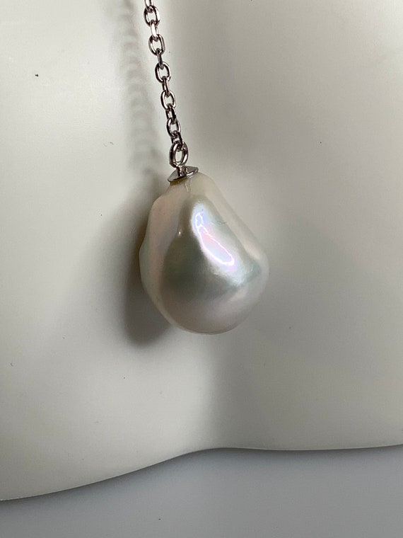 LUC Sterling Silver and Pearl Necklace - image 6