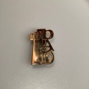 Gold Toned #1Dad Money Clip