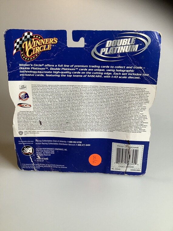 2002 Winners Circle Tracy Atwood Car Gem