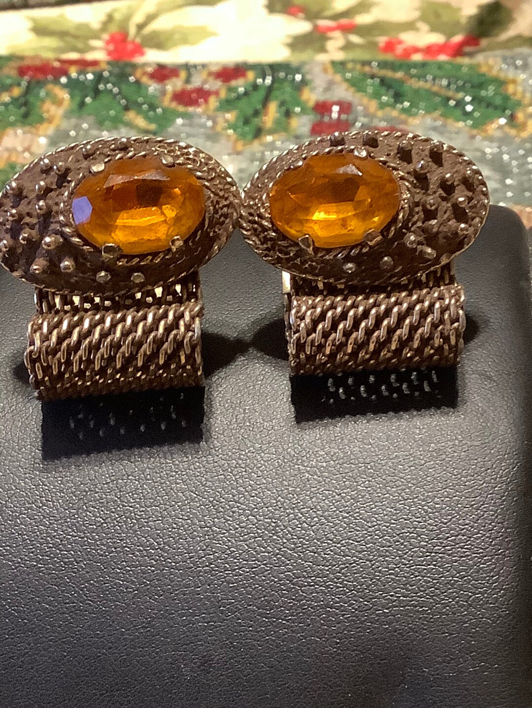 Vintage Gold Chain Cufflinks - Etsy