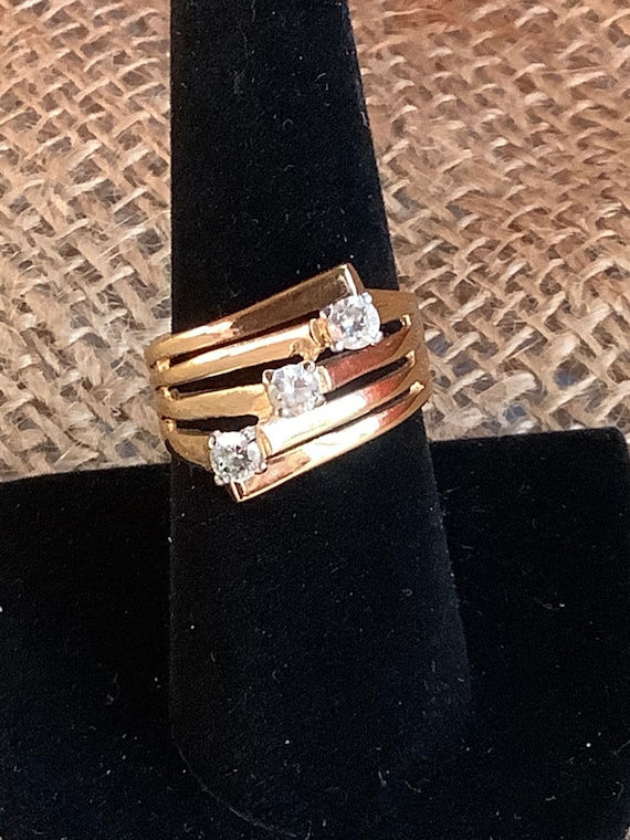 Vintage ESPO 14K Gold Plated Ring