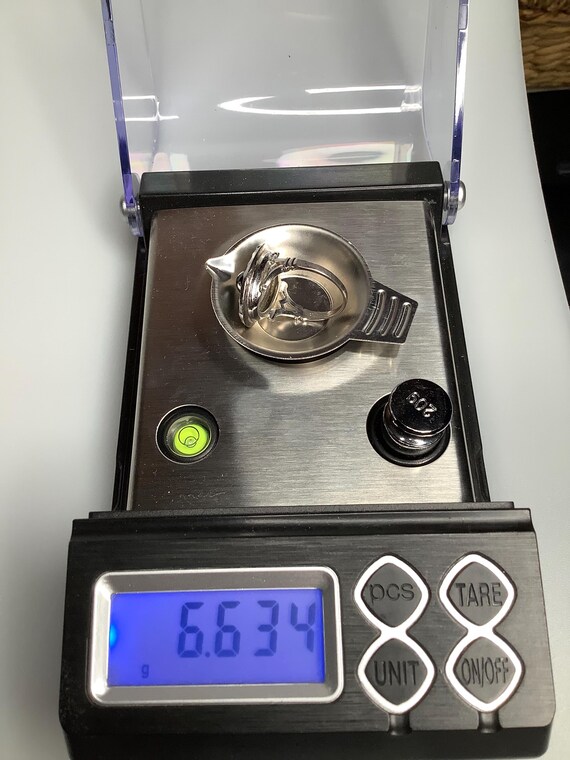 Sterling Silver Obsidian Ring - image 5