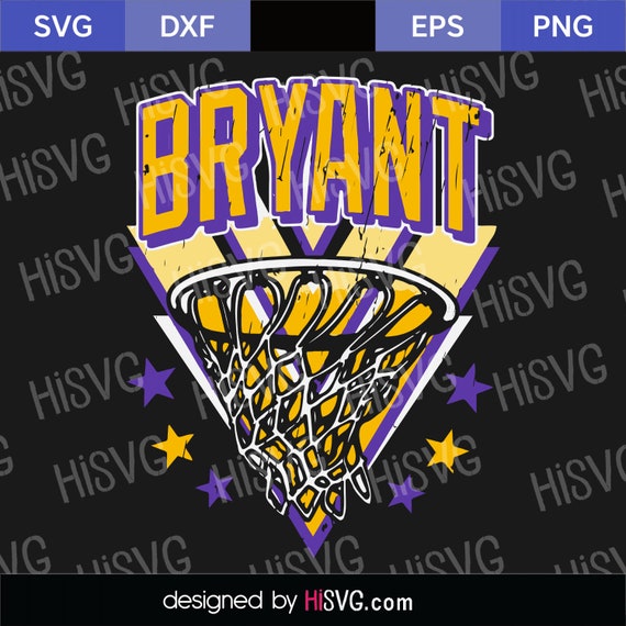 Kobe Bryant SVG PNG for Cricut Silhouette Cut File | Etsy