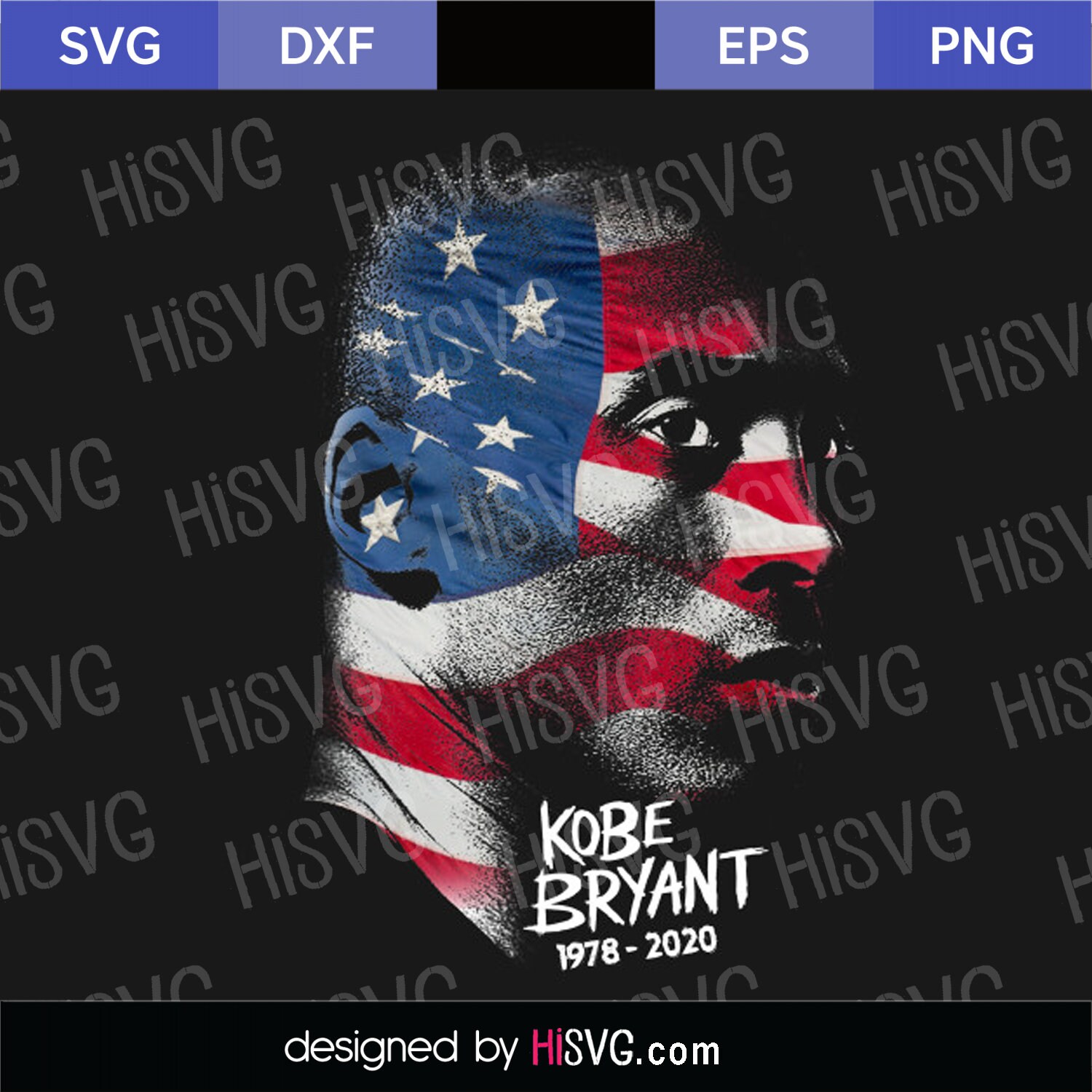 Kobe Bryant SVG PNG for Cricut Silhouette Cut File | Etsy