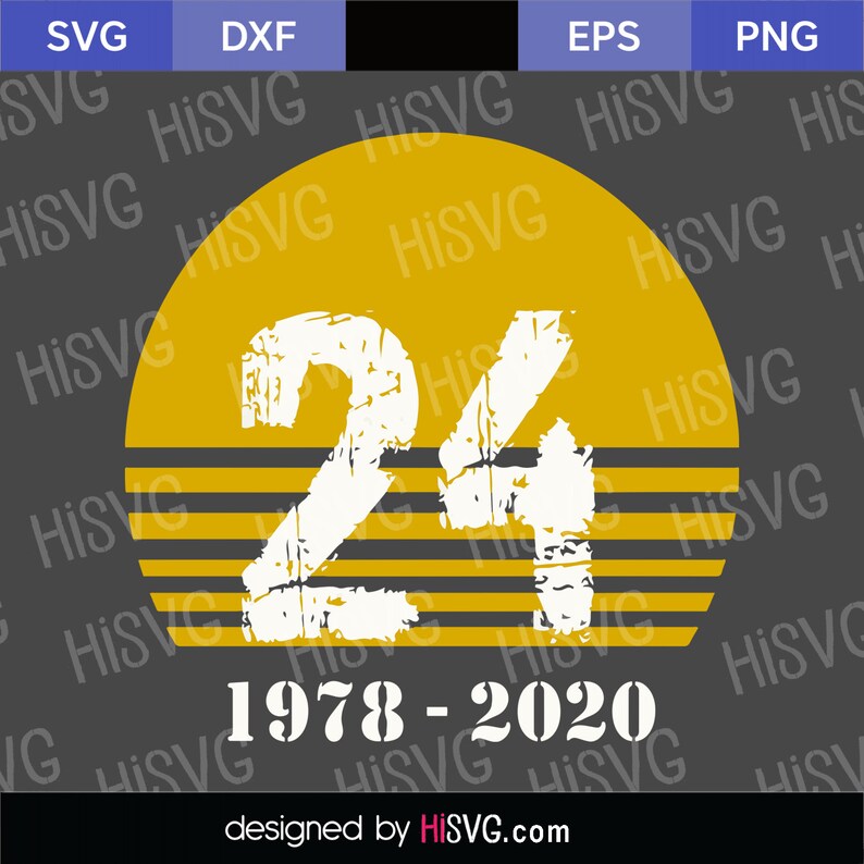 Download Kobe Bryant SVG PNG for Cricut Silhouette Cut File | Etsy