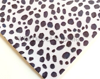 Dalmation Dogs Vinyl Leather Sheet For Bows Earrings Applique