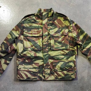 Dated 1960 modified French Army paratrooper TAP 47/56 classic vintage militaria tiger stripes