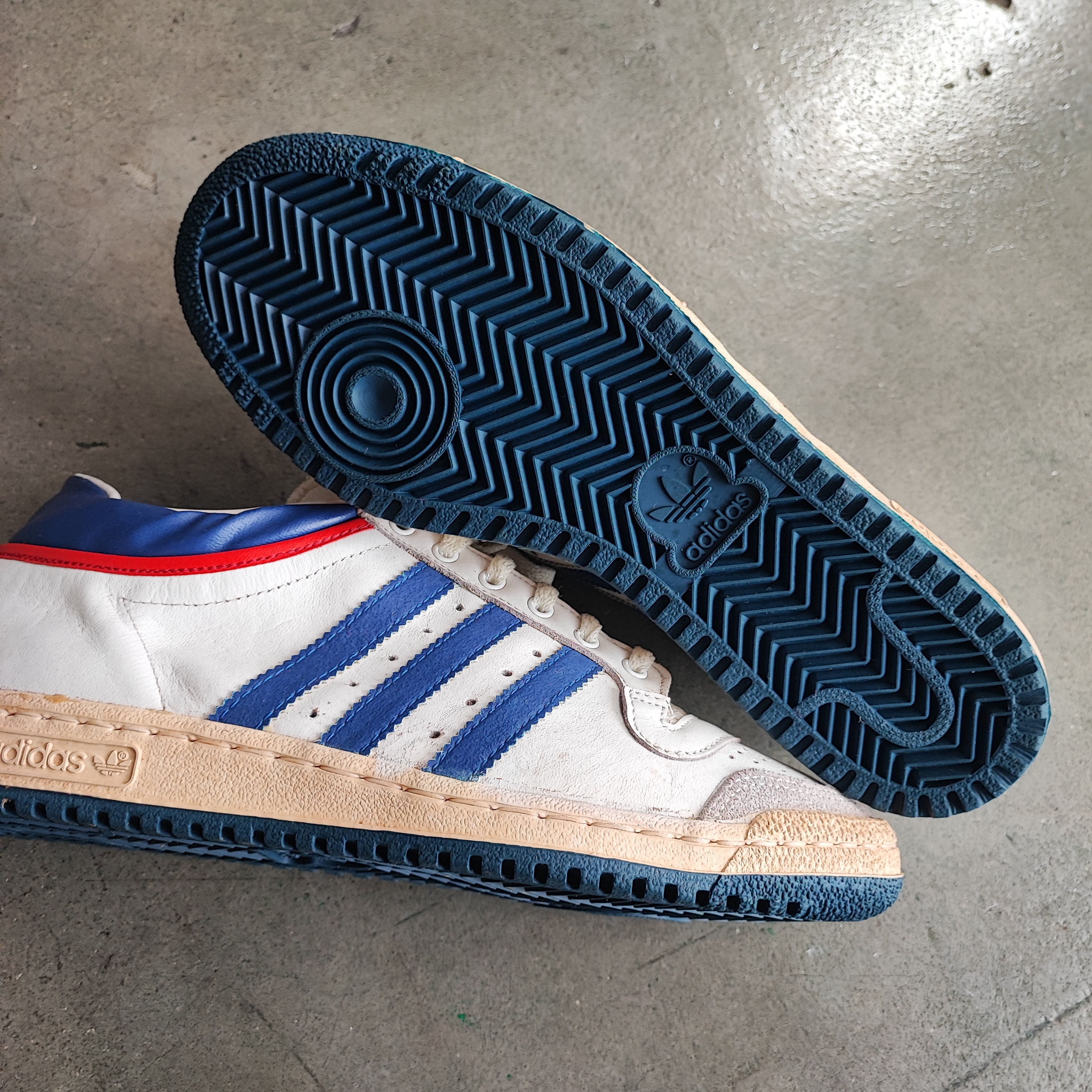 Circa 1970/80s Adidas Top Ten/ Made in France / New Old