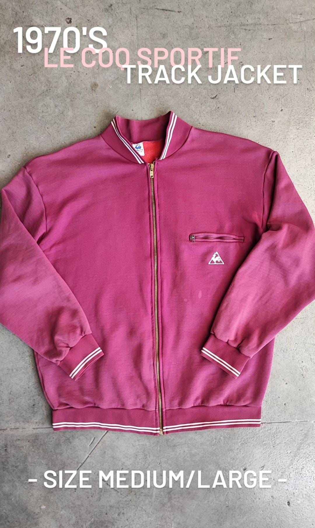 Sportswear Jacket Tennis Le Coq Sportif Retro Zouk Vintage 80s