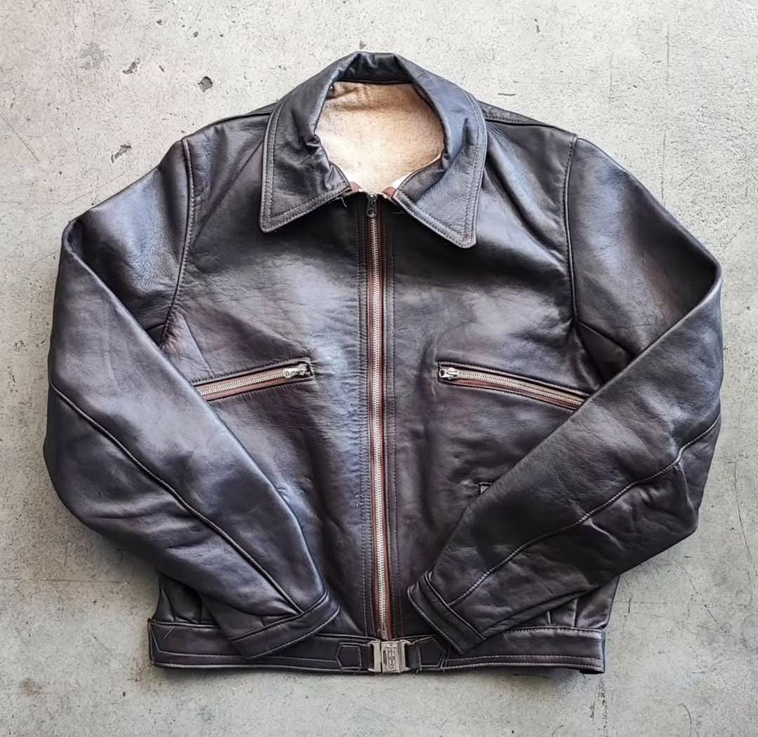ジャケット・アウター 60s french vintage cyclist jacket eclair s-l400.jpg
