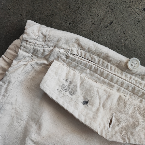 50‘s Vintage | French army alpine pants Circa 1950s French Army Alpine Hunter Cotton Over Pant