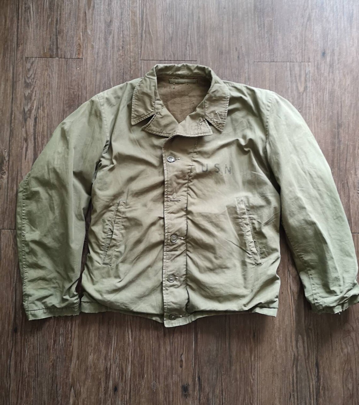 Circa 40s Ww2 USN N4 Deck Jacket / Classic Vintage Militaria - Etsy