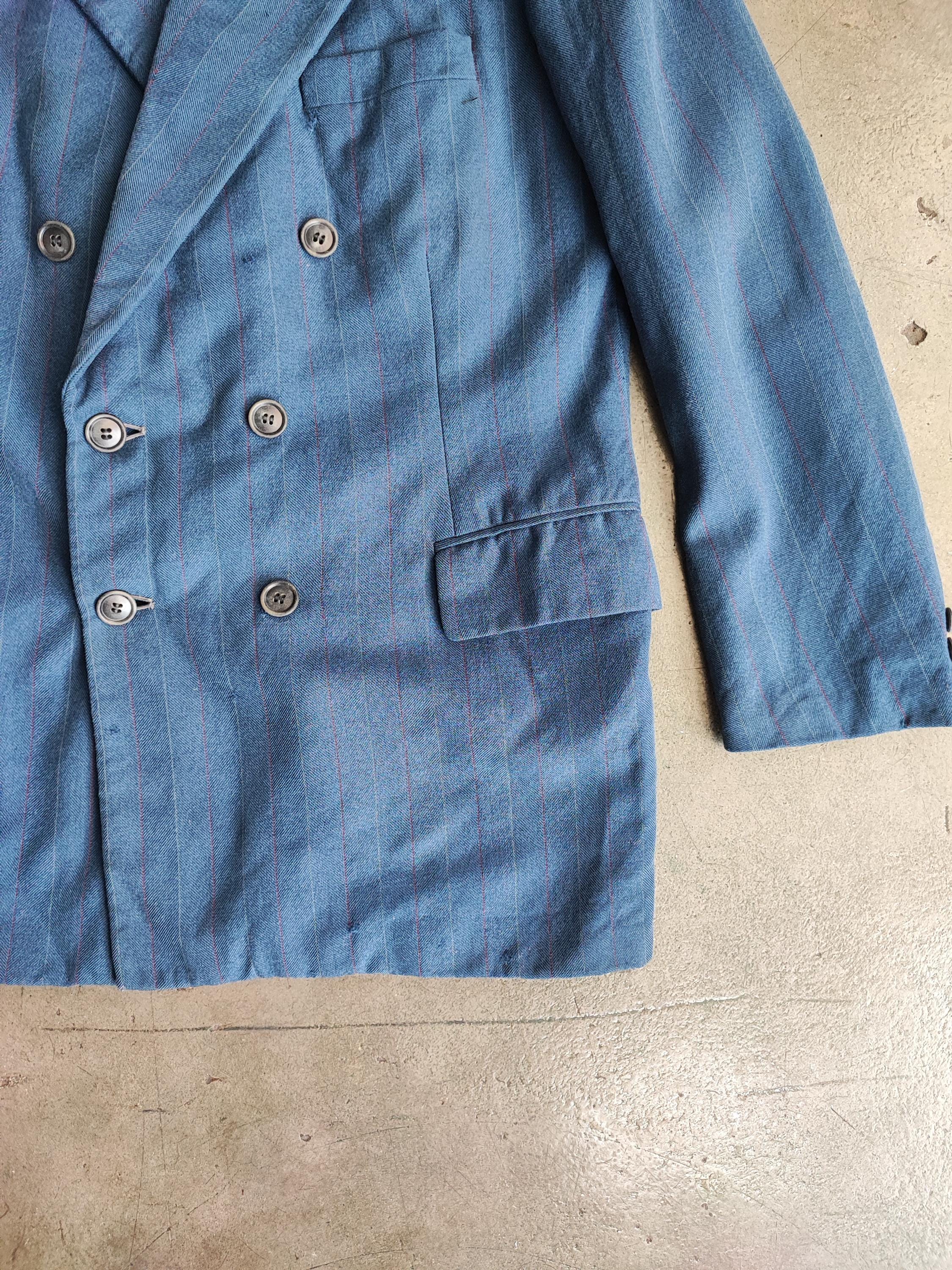 1930s Wool×Cotton French Vintage Jaket Circa 1930/40s French Wool Cotton Gentleman Jacket / Size