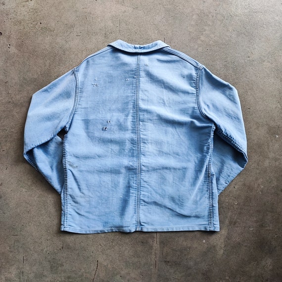 Circa 1950s French moleskin chore jacket by Adolphe L… Gem